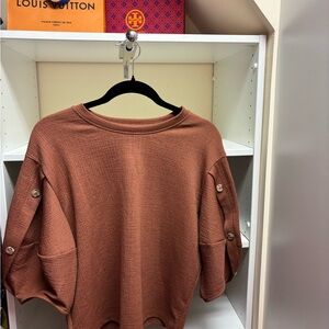 Current Air Rust Colored Top